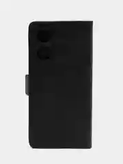 Черный чехол-книжка для Oppo A78 4G ( Оппо А78 4G) с боковым магнитом
