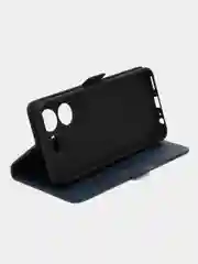 Синий чехол-книжка для Tecno Pova 5 Pro 5G (Техно Пова 5 Про 5 Джи) с боковым магнитом