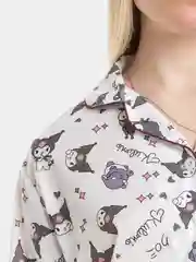 Белый женская домашняя пижама Куроми, Hello Kitty, костюм 2 в 1