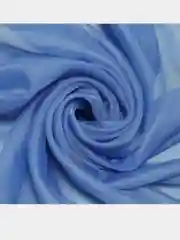 Лазурный тюль из двух цветов