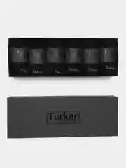 Носки Turkan (Туркан) мужские, хлопок, черного цвета, 6 штук в упаковке