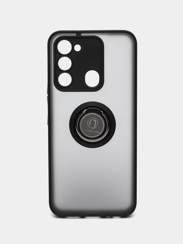 Противоударный чехол с кольцом для Tecno Spark GO 2022 / Spark 8C