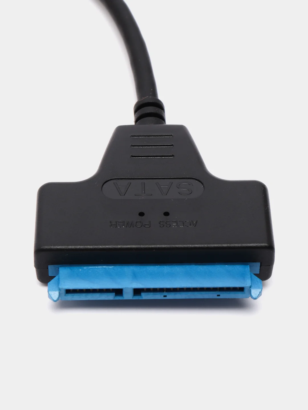 Черный кабель адаптер USB 3.1 Type-C (M) - SATA III 2.5" (M) VCOM, подключение HDD или SSD 2,5
