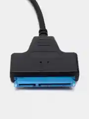 Черный кабель адаптер USB 3.1 Type-C (M) - SATA III 2.5" (M) VCOM, подключение HDD или SSD 2,5
