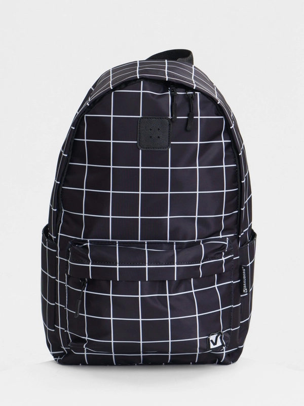 Рюкзак школьный, для девочки-подростка, Brauberg Positive, карман-антивор, Checkered