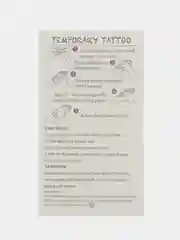 Салатовый временная переводная татуировка, 10,5 х 6 см