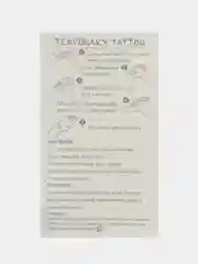 Аметистовый временная переводная татуировка, 10,5 х 6 см