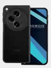 Прозрачный чехол для Oppo Find N3, OnePlus Open пластиковый с силиконом ROSCO противоударный защитный