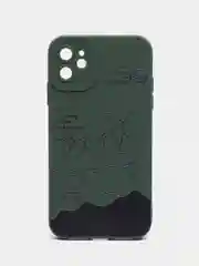 Серый чехол айфон на 11, iPhone 13, 13 Про, Горы, Ландшафт, 6 принтов, чехол iphone 11