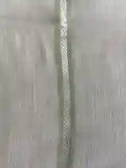 Зеленый тюль Лён с полосками