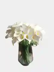 Бордовый искусственные цветы для декора "Калла", интерьерная