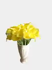 Бордовый искусственные цветы для декора "Калла", интерьерная