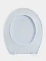 Белый сиденье с крышкой VIRPLAST "Виктория", пластик, крепления в комплекте