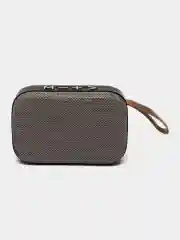 Черный портативная Bluetooth - колонка с радио, беспроводная