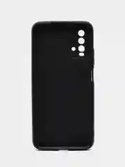 Тёмно-серый силиконовый чехол для Xiaomi Redmi 9T (Сяоми Редми 9Т), с принтом, с рисунком