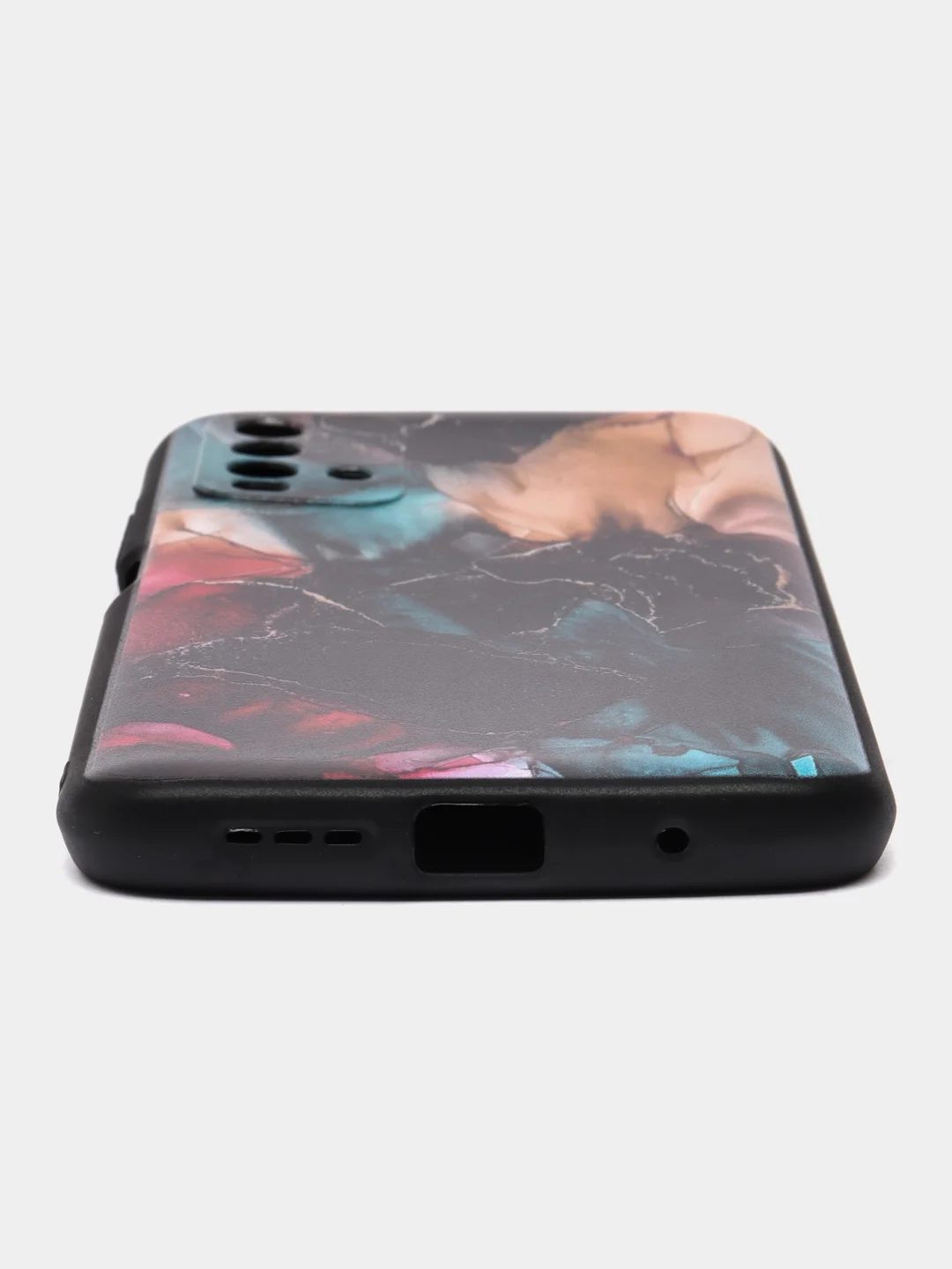 Тёмно-серый силиконовый чехол для Xiaomi Redmi 9T (Сяоми Редми 9Т), с принтом, с рисунком