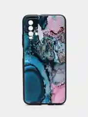 Фуксия силиконовый чехол для Xiaomi Redmi 9T (Сяоми Редми 9Т), с принтом, с рисунком