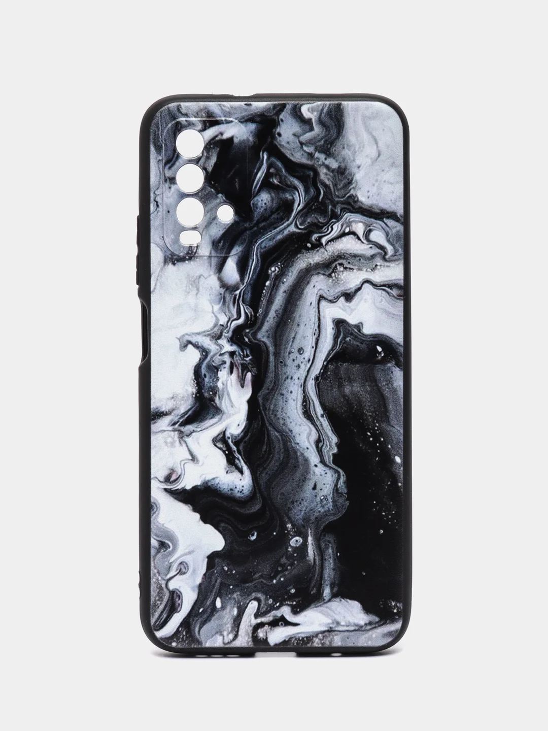 Хаки силиконовый чехол для Xiaomi Redmi 9T (Сяоми Редми 9Т), с принтом, с рисунком