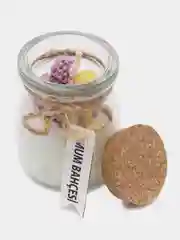 Лавандовый свеча ручной работы, в баночке