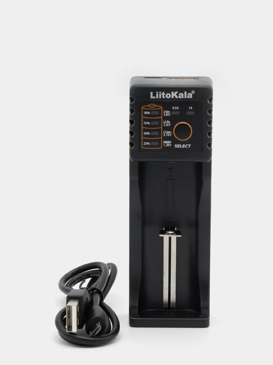LiitoKala Lii-100 зарядное устройство для аккумуляторов c режимом Power Bank