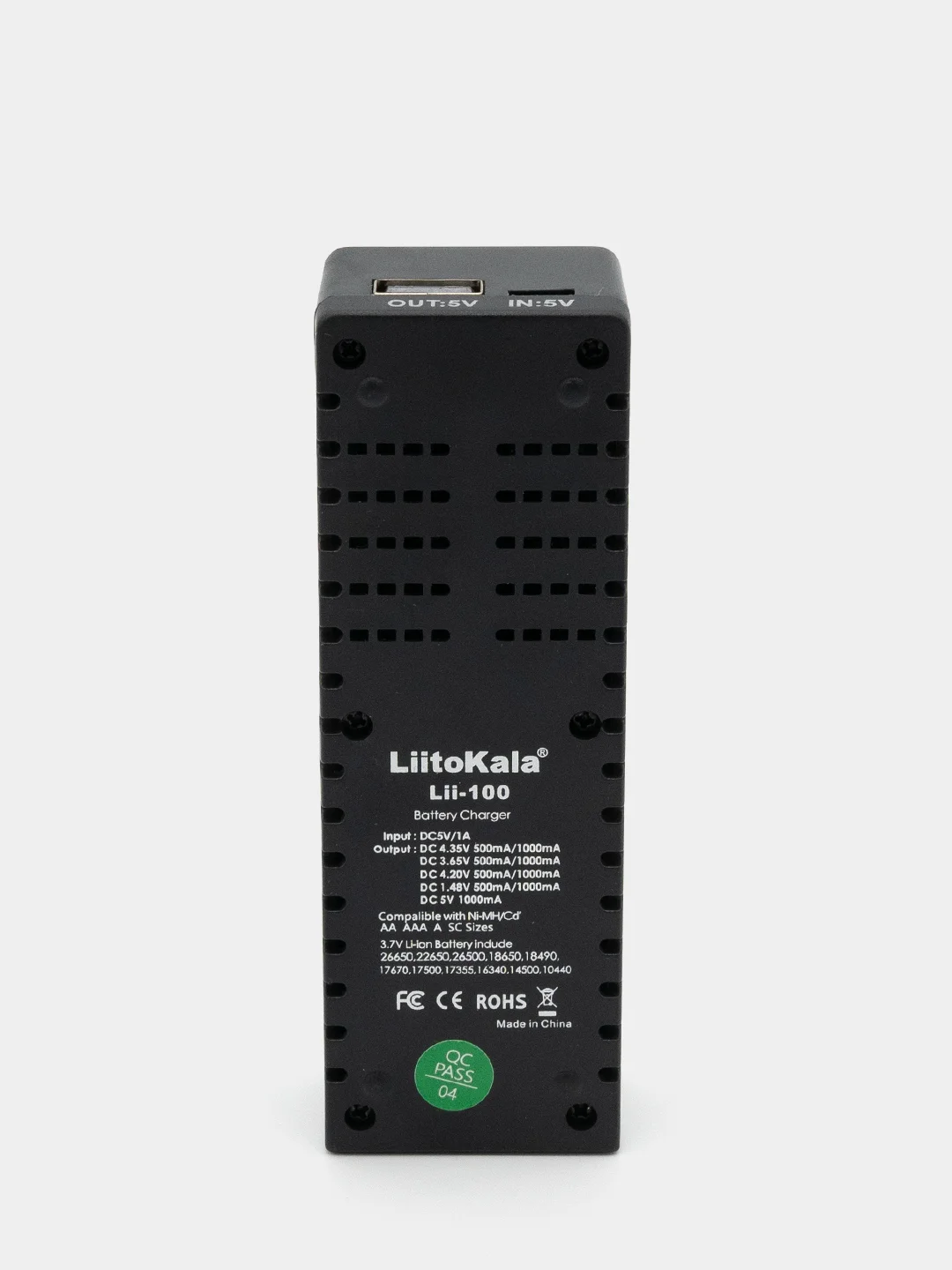 LiitoKala Lii-100 зарядное устройство для аккумуляторов c режимом Power Bank