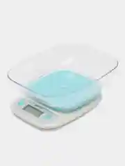 Голубой кухонные весы с чашей