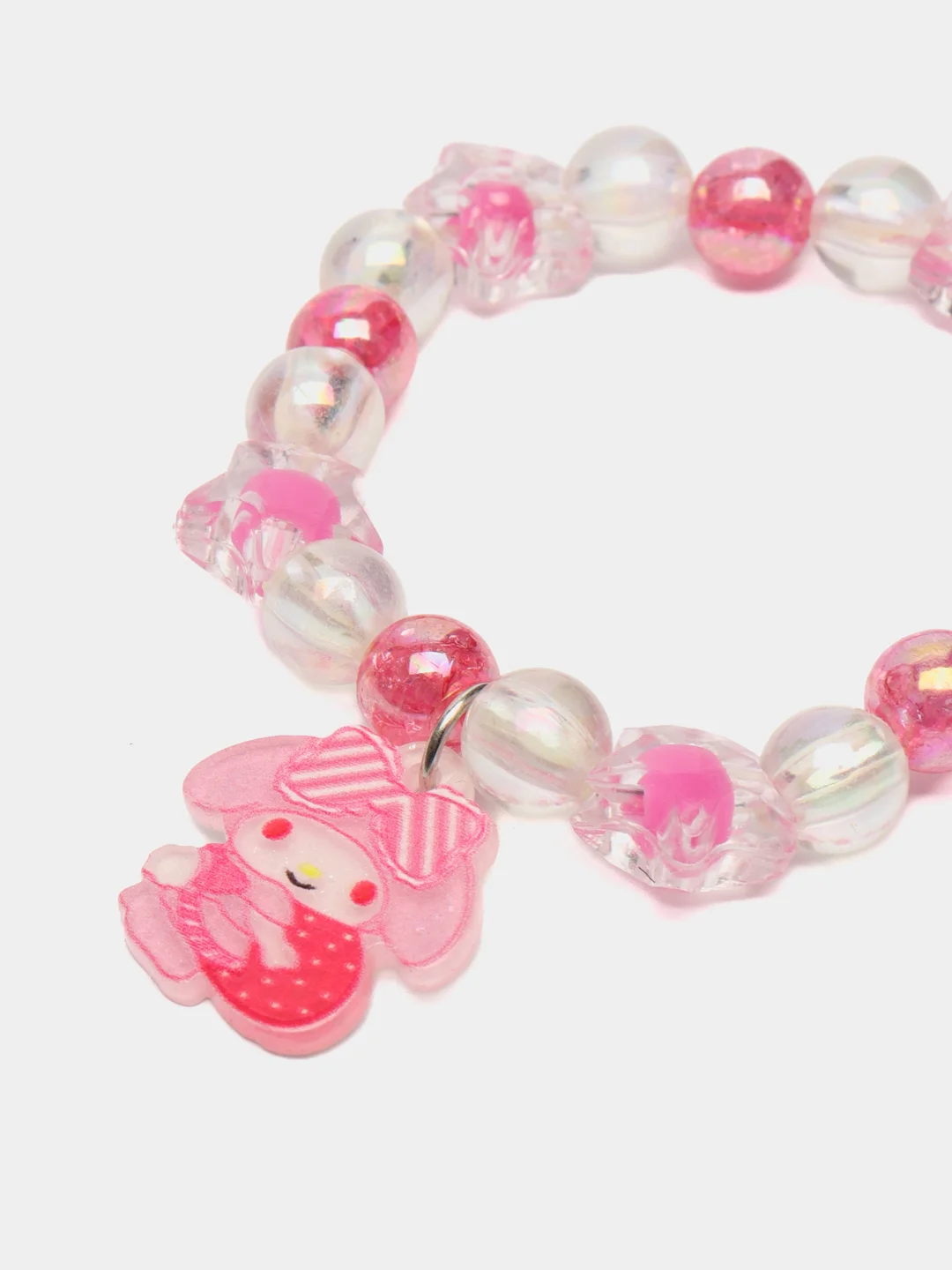 Тёмно-розовый браслет Sanrio My Melody, Куроми, Мелоди, Синаморолл, Хелло Кити