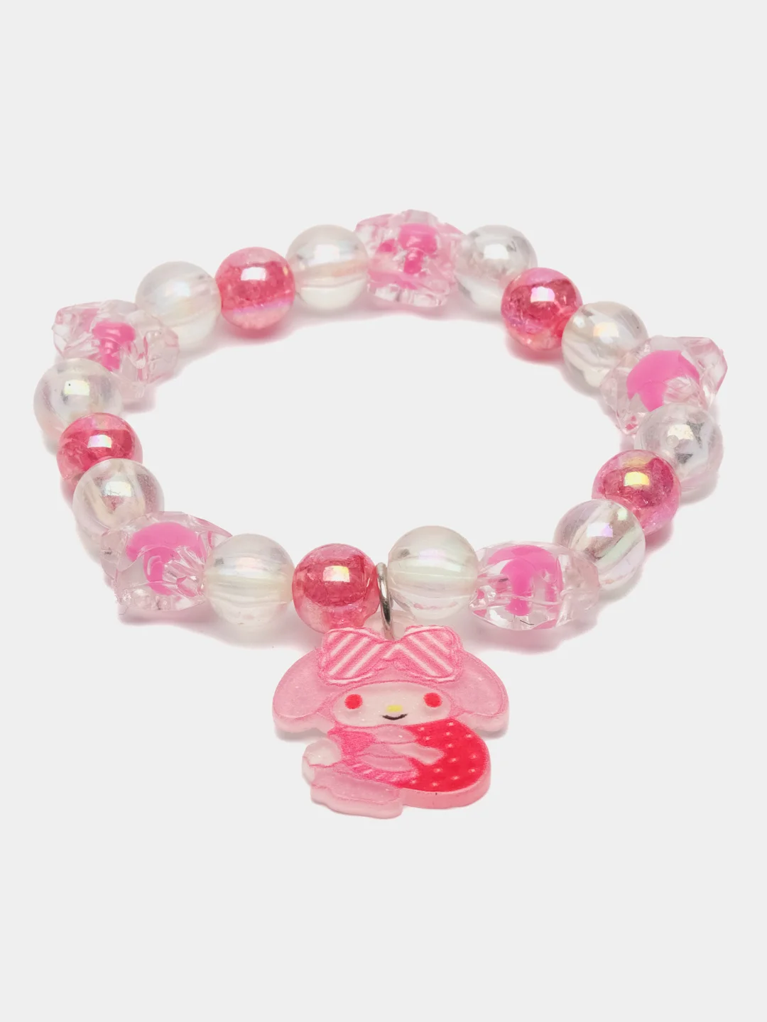 Тёмно-розовый браслет Sanrio My Melody, Куроми, Мелоди, Синаморолл, Хелло Кити