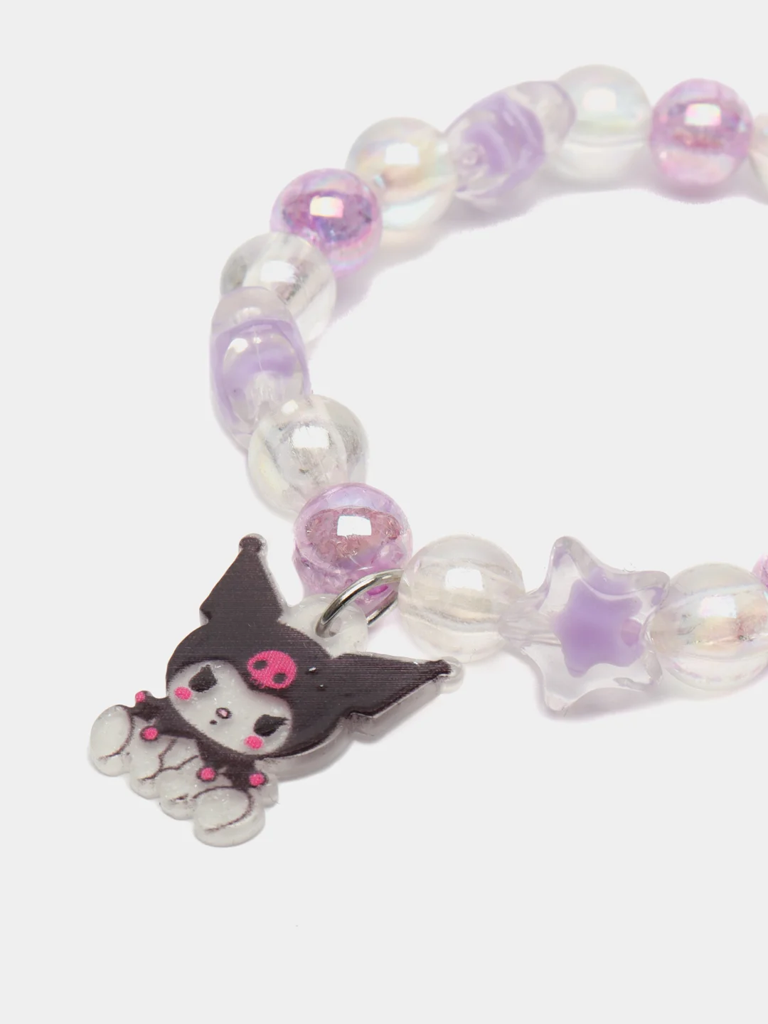 Фиолетовый браслет Sanrio My Melody, Куроми, Мелоди, Синаморолл, Хелло Кити