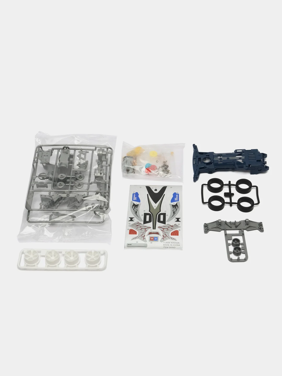 Угольный модель гоночного автомобиля Magnum Daxing 1/32, мини 4WD, с шасси AR/FMA