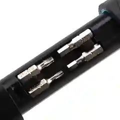 Отвертка реверсивная с револьверным механизмом, 11 шт, сталь S2, GROSS, 11601