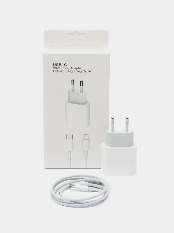 Зарядка айфон Type-C - Lightning Type-C, PD, 20W, кабель