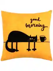 Манго подушка декоративная МАТЕХ MEOW. GOOD MORNING 35*35 см