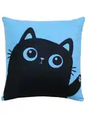 Голубой подушка декоративная MEOW SPIDER 35х35