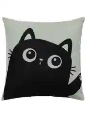 Бирюзовый подушка декоративная MEOW SPIDER 35х35