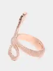Розовый кольцо унисекс "Змея"