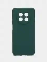 Зеленый силиконовый чехол для HUAWEI nova Y91 (Хуавей нова у91), прозрачный