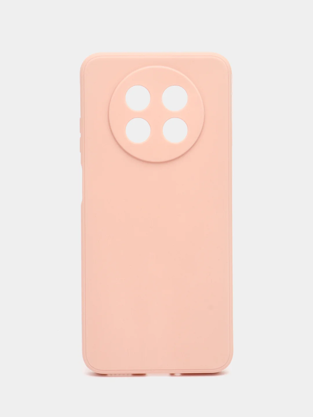 Розовый силиконовый чехол для HUAWEI nova Y91 (Хуавей нова у91), прозрачный
