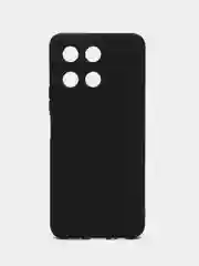Черный силиконовый чехол для Honor X6A (Хонор Икс Х6А) прозрачный