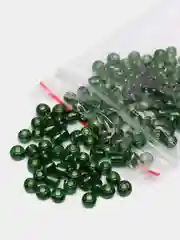 Зеленый бисер крупный, стеклянный, 6/0, 4 мм, бисер разноразмерный