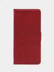 Красный чехол-книжка Tecno Spark 10 Pro (Техно Спарк 10 Про), с боковым магнитом