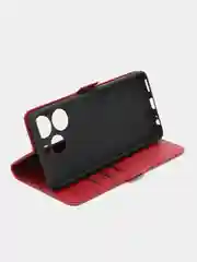 Красный чехол-книжка Tecno Spark 10 Pro (Техно Спарк 10 Про), с боковым магнитом