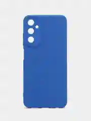 Синий чехол силиконовый Samsung Galaxy A05S (Самсунг Галакси А05S) с защитой камер