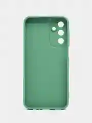 Голубой чехол силиконовый Samsung Galaxy A15 (Самсунг Галакси А15) с защитой камеры