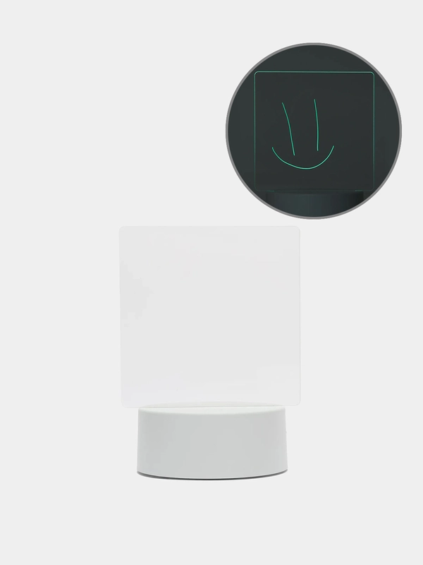 Светильник, доска для рисования, USB, LED-подсветка с пультом управления, ночник
