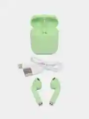 Бирюзовый беспроводные наушники inPods 12, сенсорные, с анимацией