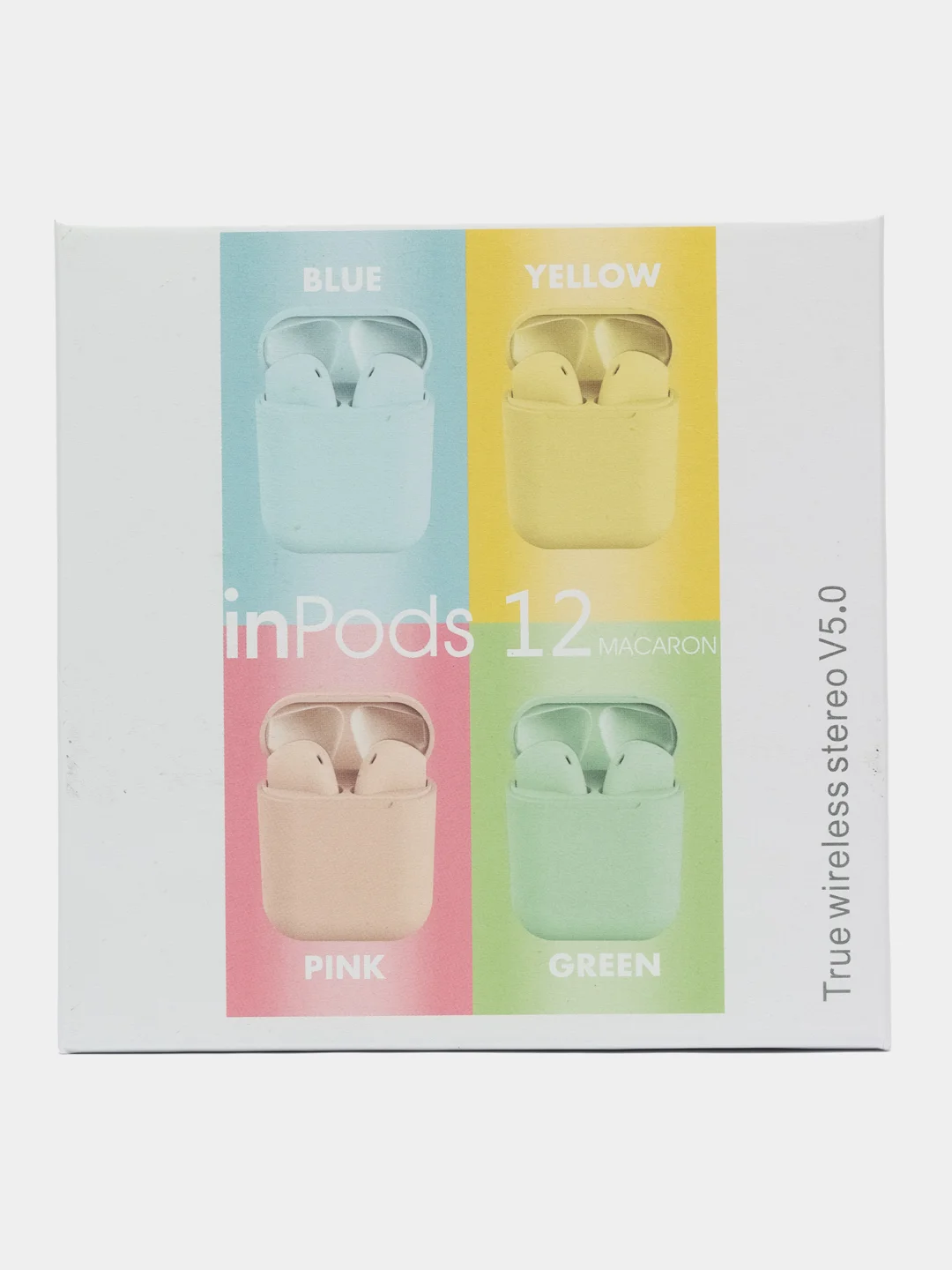 Светло-синий беспроводные наушники inPods 12, сенсорные, с анимацией