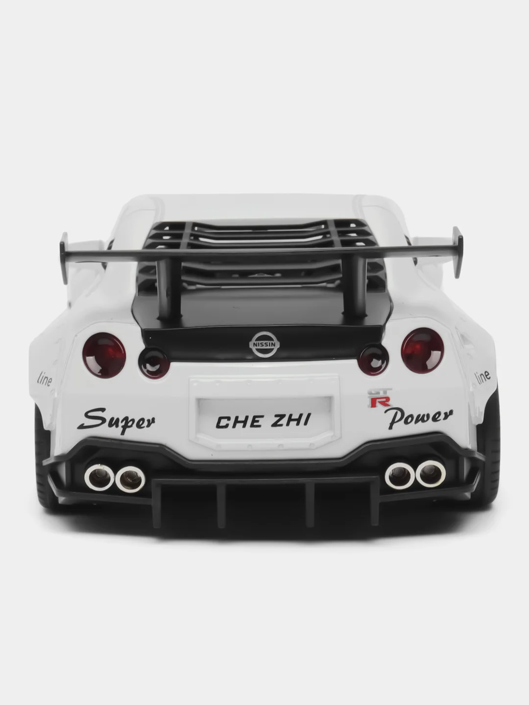 Белый коллекционная машина Nissan GT-R, 1:24