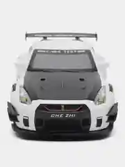 Белый коллекционная машина Nissan GT-R, 1:24