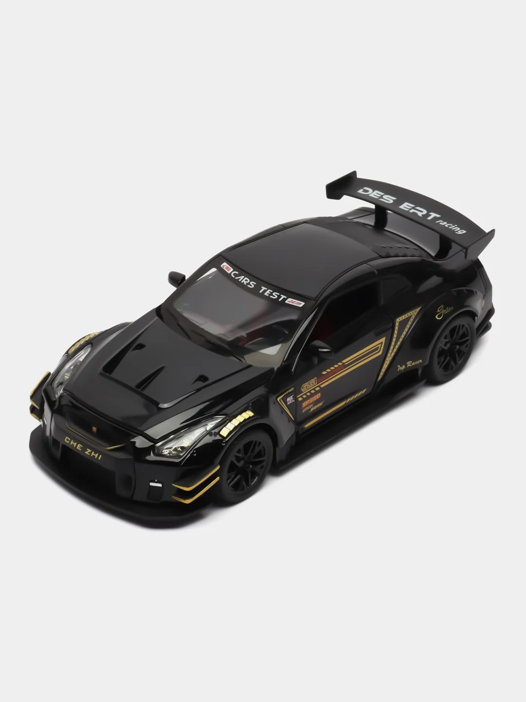 Черный коллекционная машина Nissan GT-R, 1:24